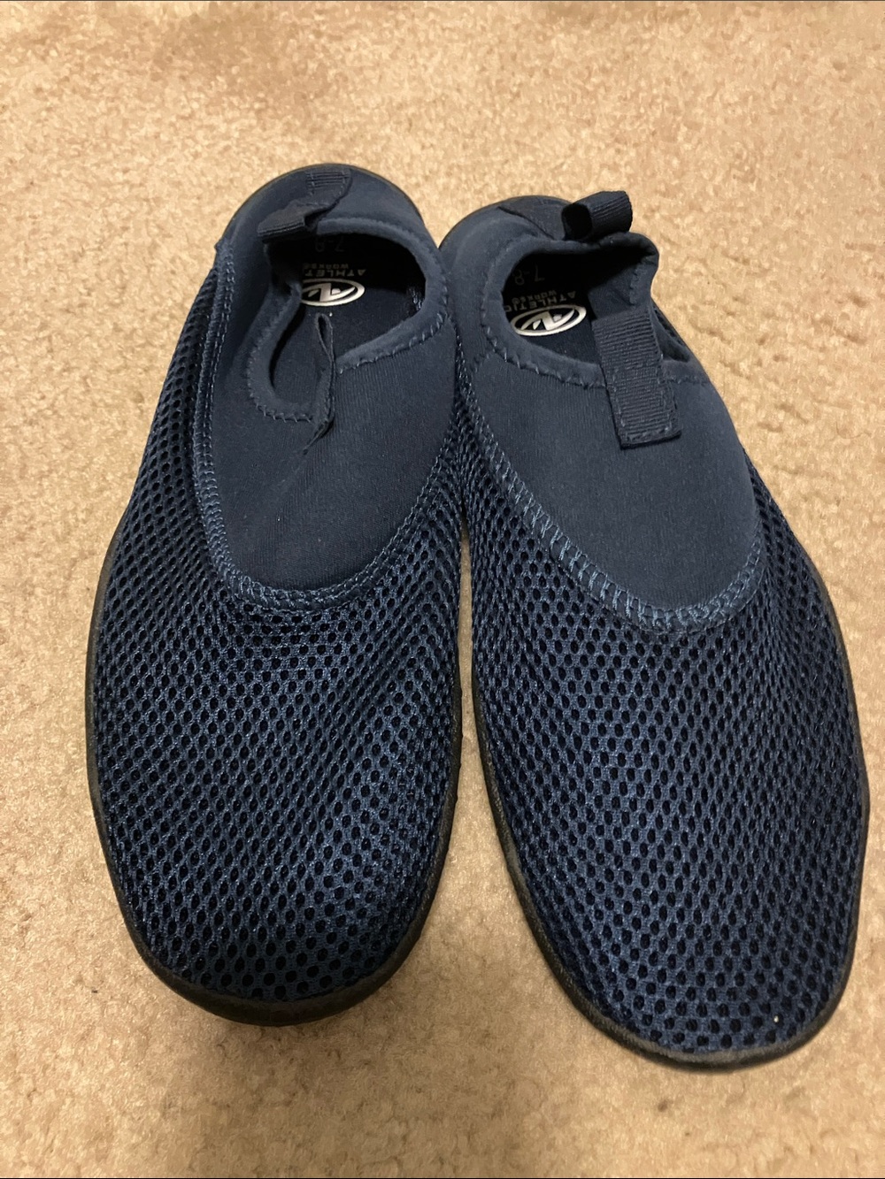 Athletic Works Black Slip-On Water Shoe